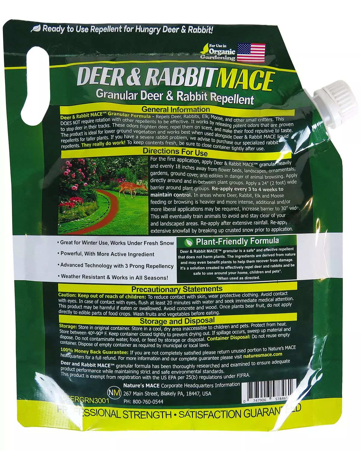 Keule der Natur, Nature's Mace Deer & Rabbit Mace Granulatbeutel