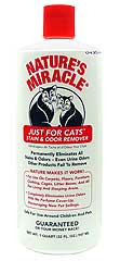 Wunder der Natur, Nature's Miracle Just For Cats Flecken- und Geruchsentferner Quart