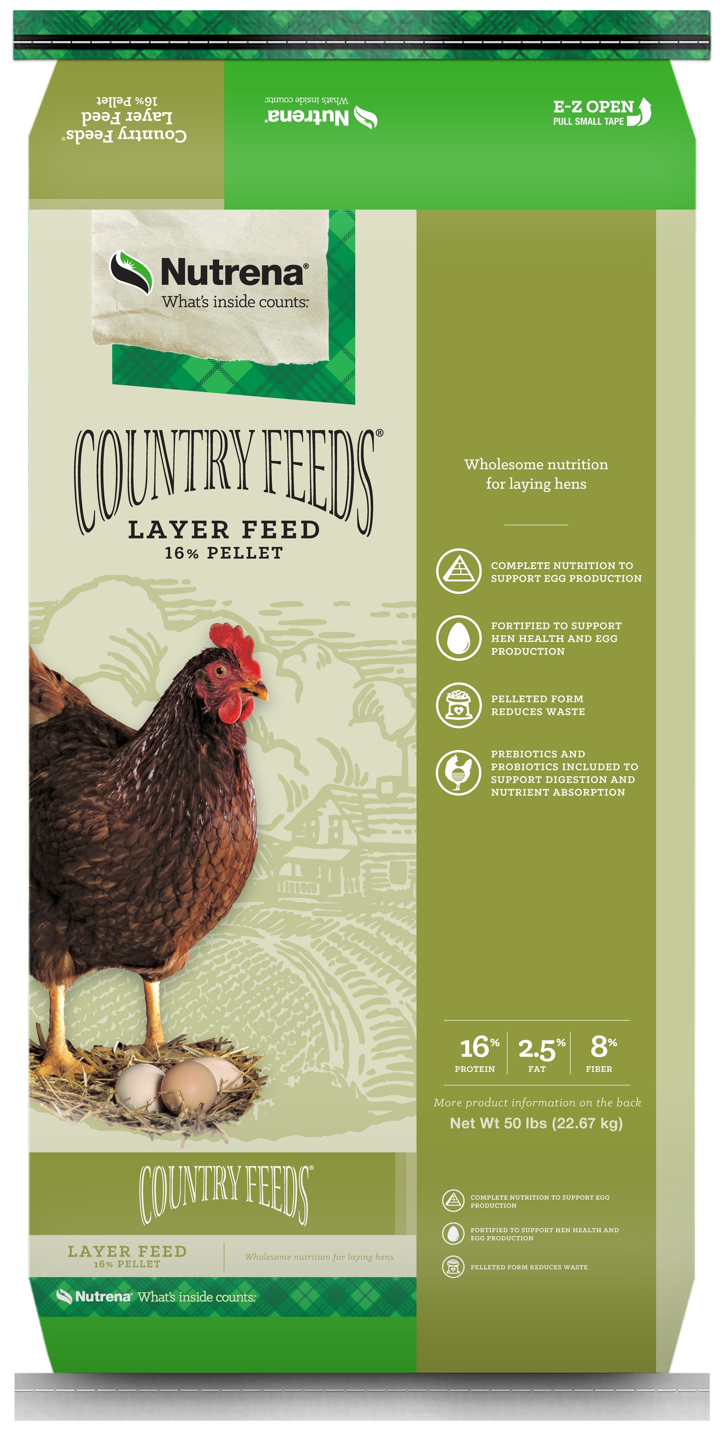 Nutrena, Nutrena® Country Feeds® Legehennenfutter 16% Pellet