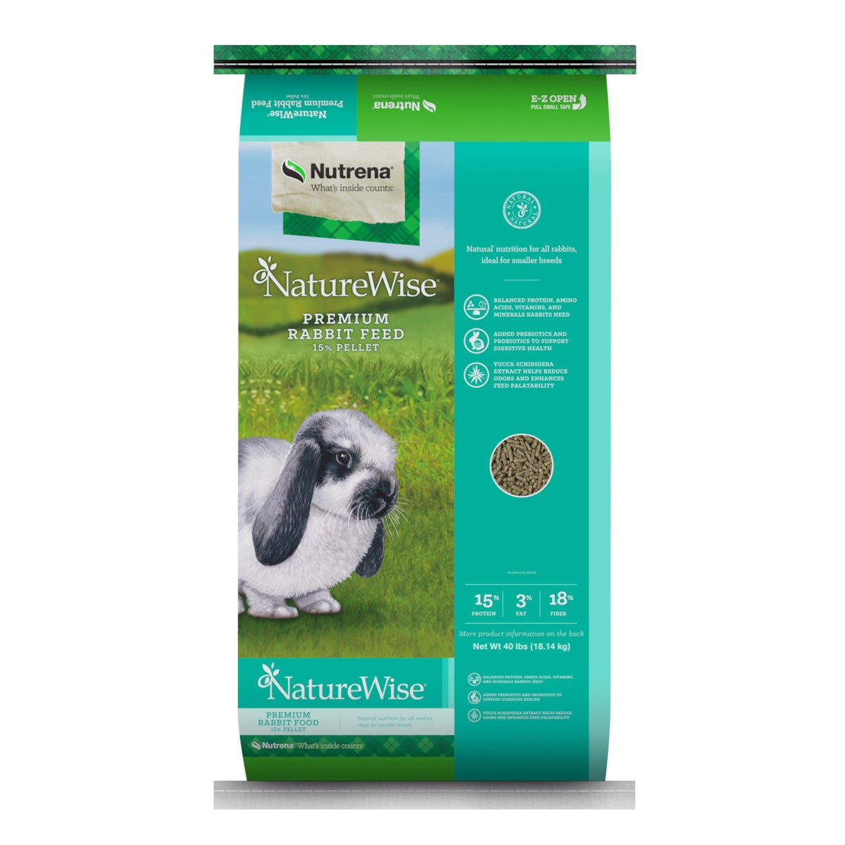 Nutrena, Nutrena® NatureWise® 15% Premium-Kaninchenfutter