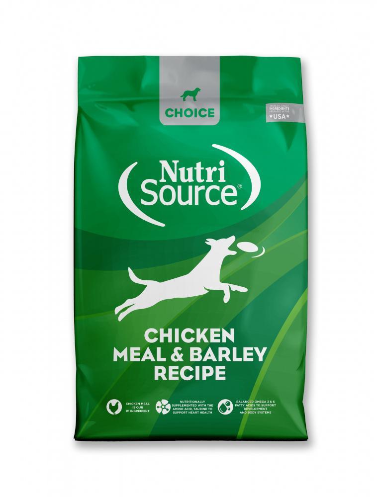 Nutrisource, NutriSource® Choice Hühnerfleisch & Gerste Rezeptur Trockenfutter für Hunde