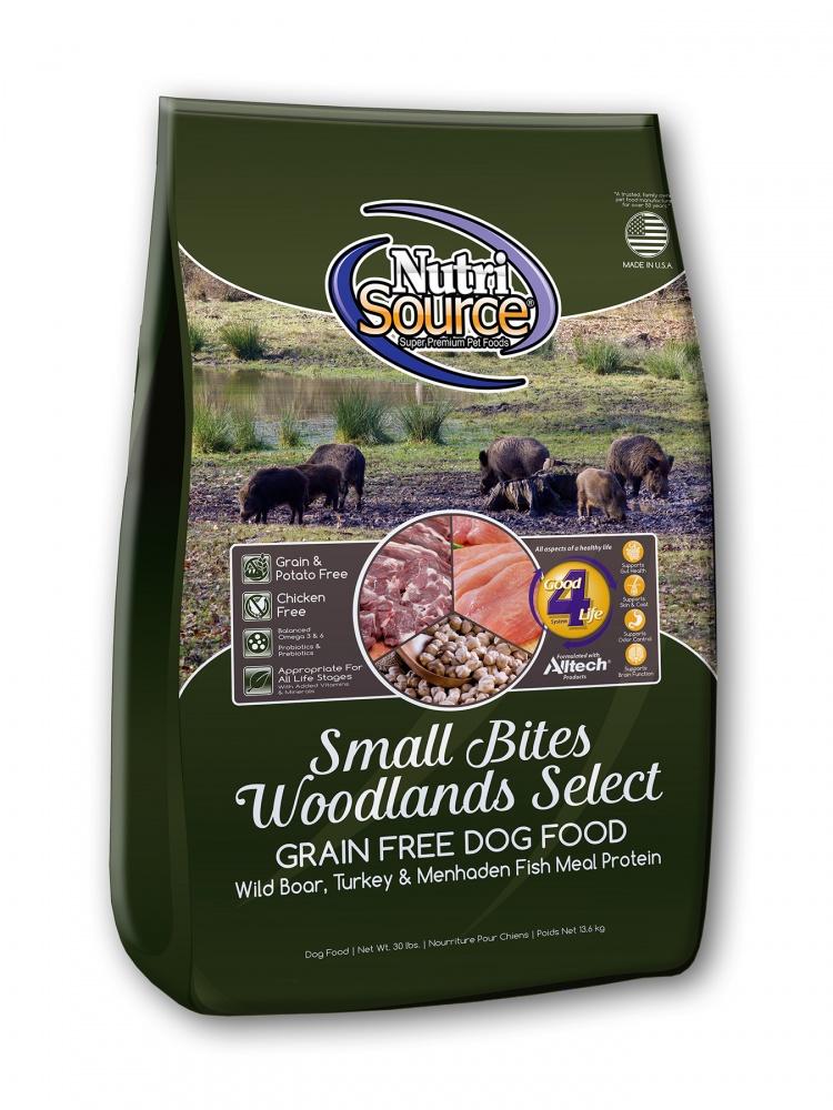 Nutrisource, NutriSource® getreidefreies Woodlands Select Small Bites Hundetrockenfutter