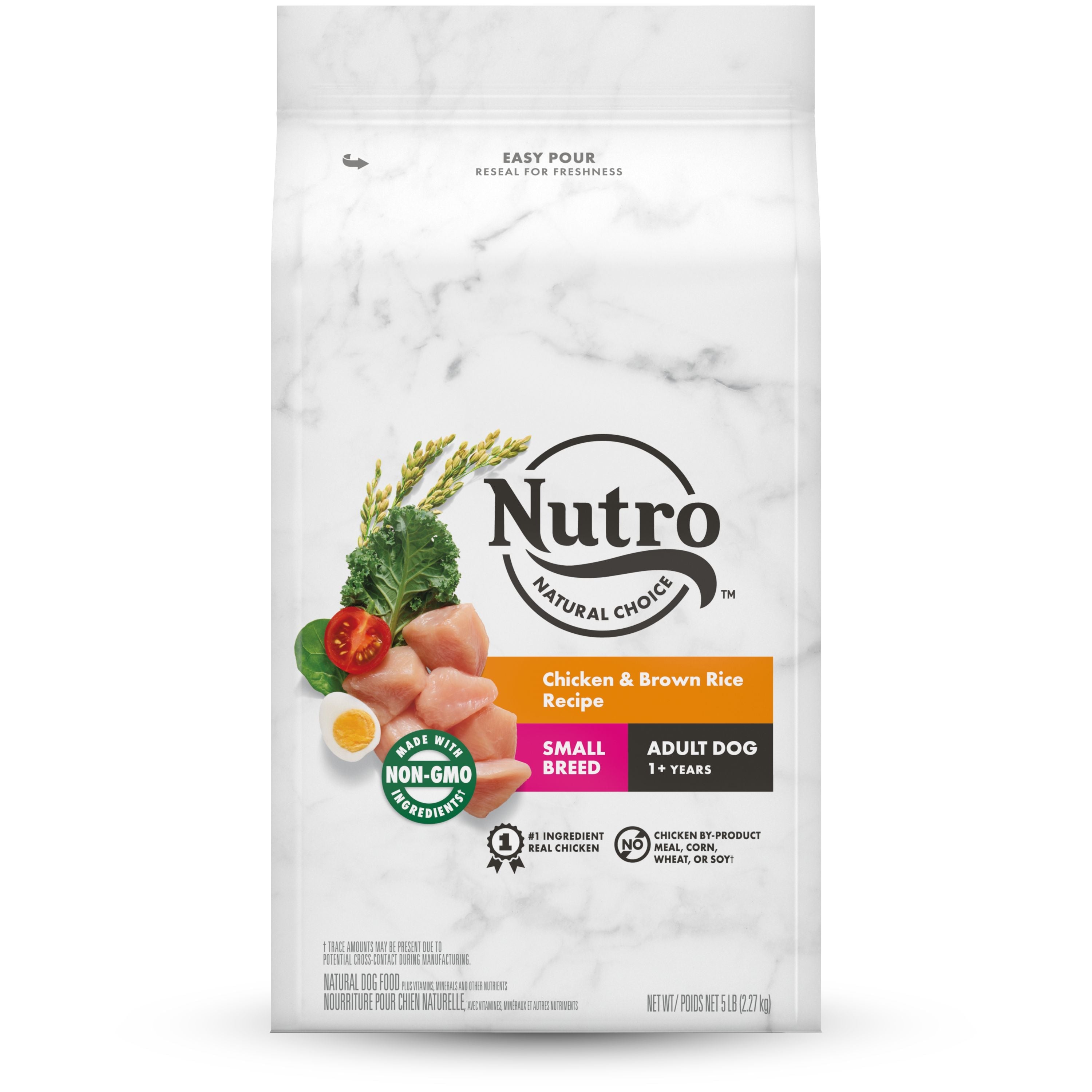 Nutro, Nutro NATURAL CHOICE™ KLEINE RASSEN ERWACHSENE HÜHNCHEN & REIS REZEPT