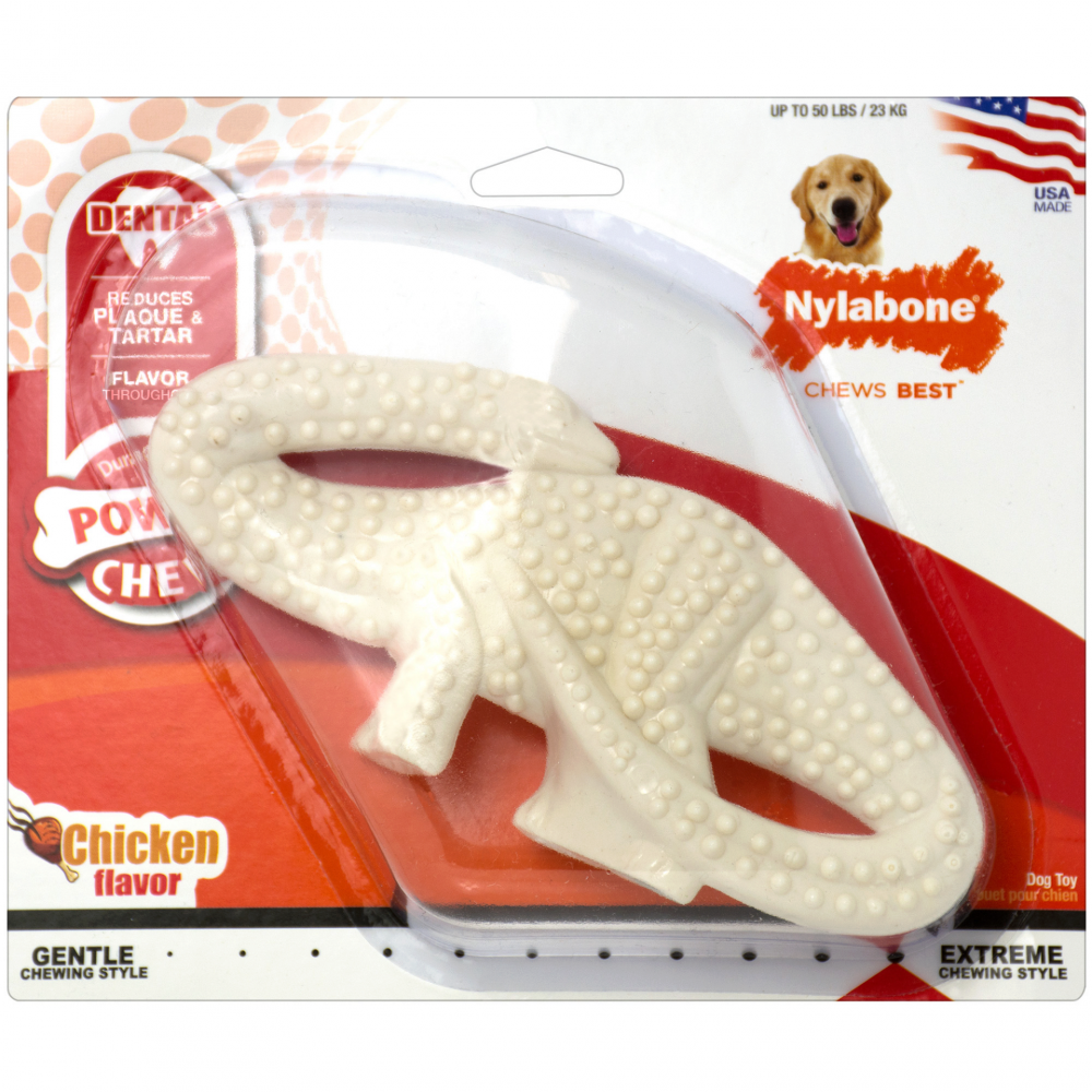 Nylabone, Nylabone DuraChew Dental Chew Dino Hundespielzeug