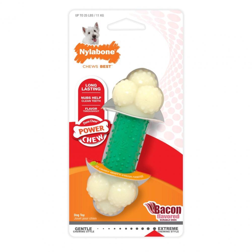 Nylabone, Nylabone DuraChew Double Action Chew Speck-Geschmack Hundespielzeug