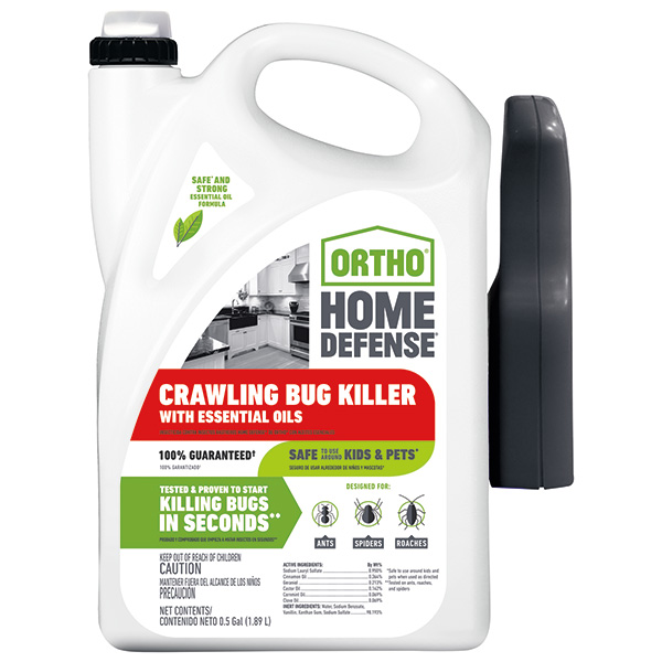 Ortho, ORTHO HOME DEFENSE KRABBELWANZENKILLER MIT ÄTHERISCHEN ÖLEN GEBRAUCHSFERTIGES SPRAY 1/2 GAL