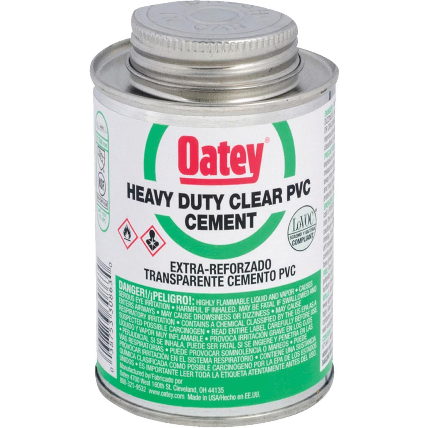 Oatey, Oatey 4 Oz. Heavy Bodied Heavy-Duty Clear PVC Zement