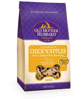 Alte Mutter Hubbard, Old Mother Hubbard Crunchy Classic Natural Chick'N'Apples Mini Biscuits Hundekuchen