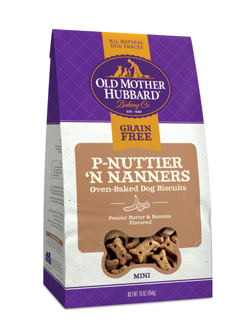 Alte Mutter Hubbard, Old Mother Hubbard P-Nuttier 'N Nanners Mini Biscuits Hundeleckerlis