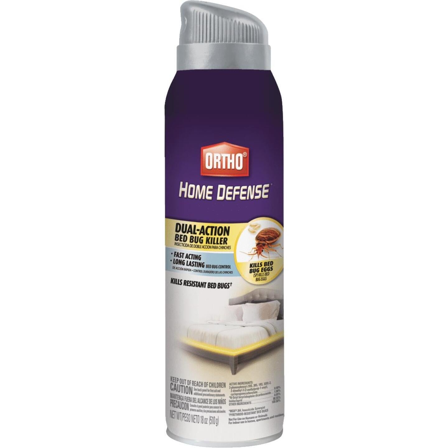 Ortho, Ortho Home Defense 18 Oz. Aesosol-Spray mit doppelter Wirkung Bettwanzenkiller