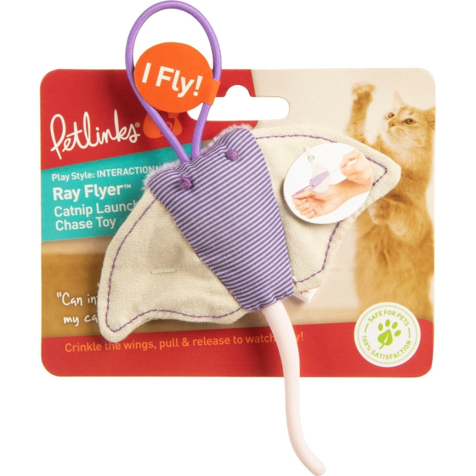 Petlinks, PETLINKS RAY FLYER STINGRAY LAUNCHER W/KATZENMINZE