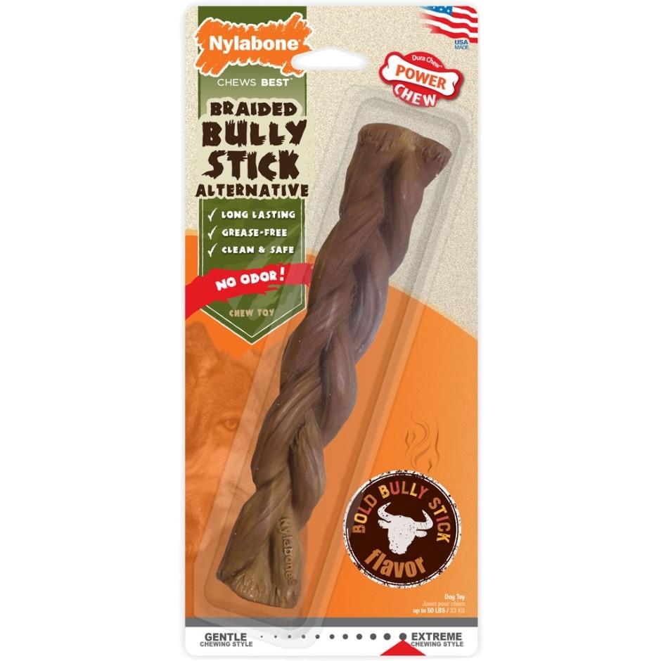 Nylabone, POWER CHEW ALTERNATIVE GEFLOCHTENE BULLY STICK