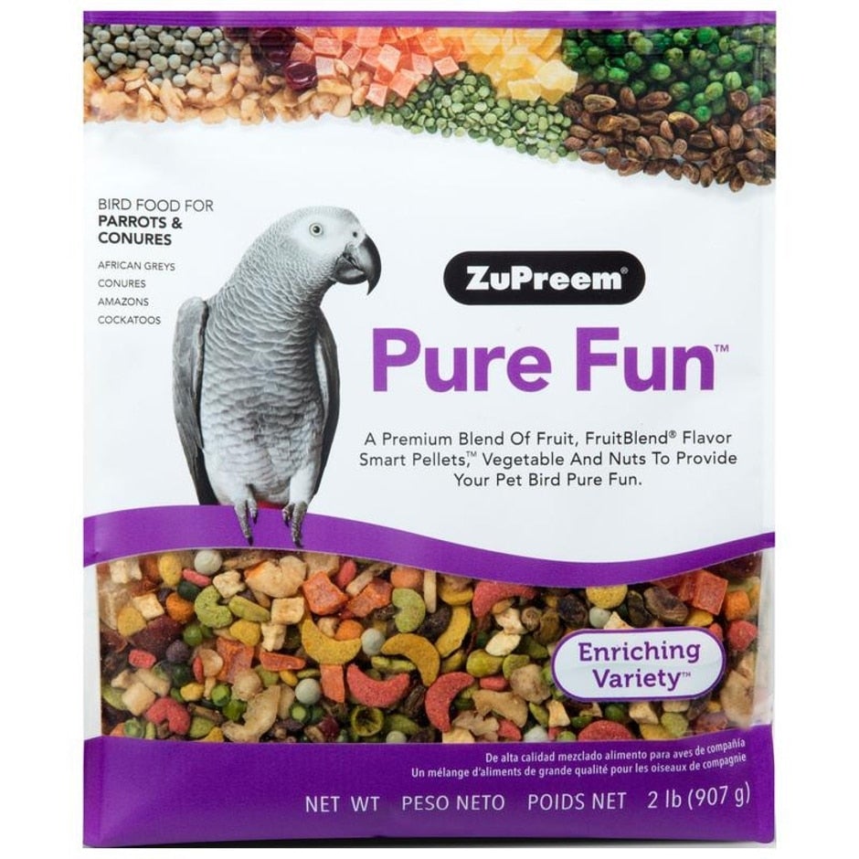 ZUPREEM, PURE FUN VOGELFUTTER FÜR PAPAGEIEN & SITTICHE