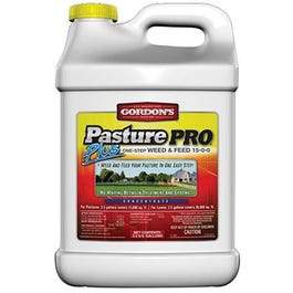 Gordon's, Pasture Pro Plus One-Step Unkraut & Futter, 15-0-0 Formel, deckt 15.000 Sq. Ft., 2,5-Gallonen-Konzentrat