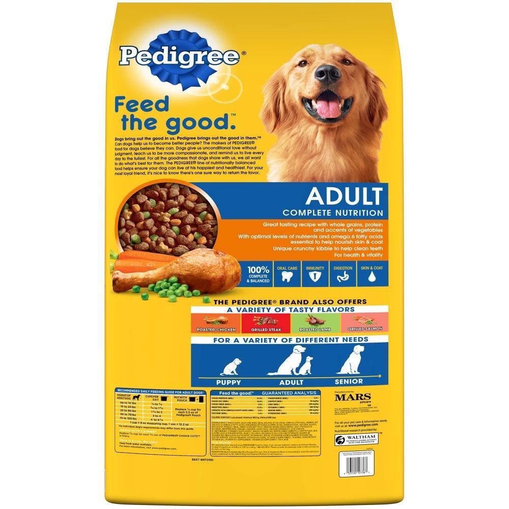 PEDIGREE, Pedigree Adult Complete Nutrition Gebratenes Huhn, Reis und Gemüsegeschmack Trockenfutter für Hunde