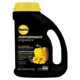 Miracle Gro, Performance Organics Allzweck-Pflanzennahrung, Formel 9-2-7, 2,5 Pfund