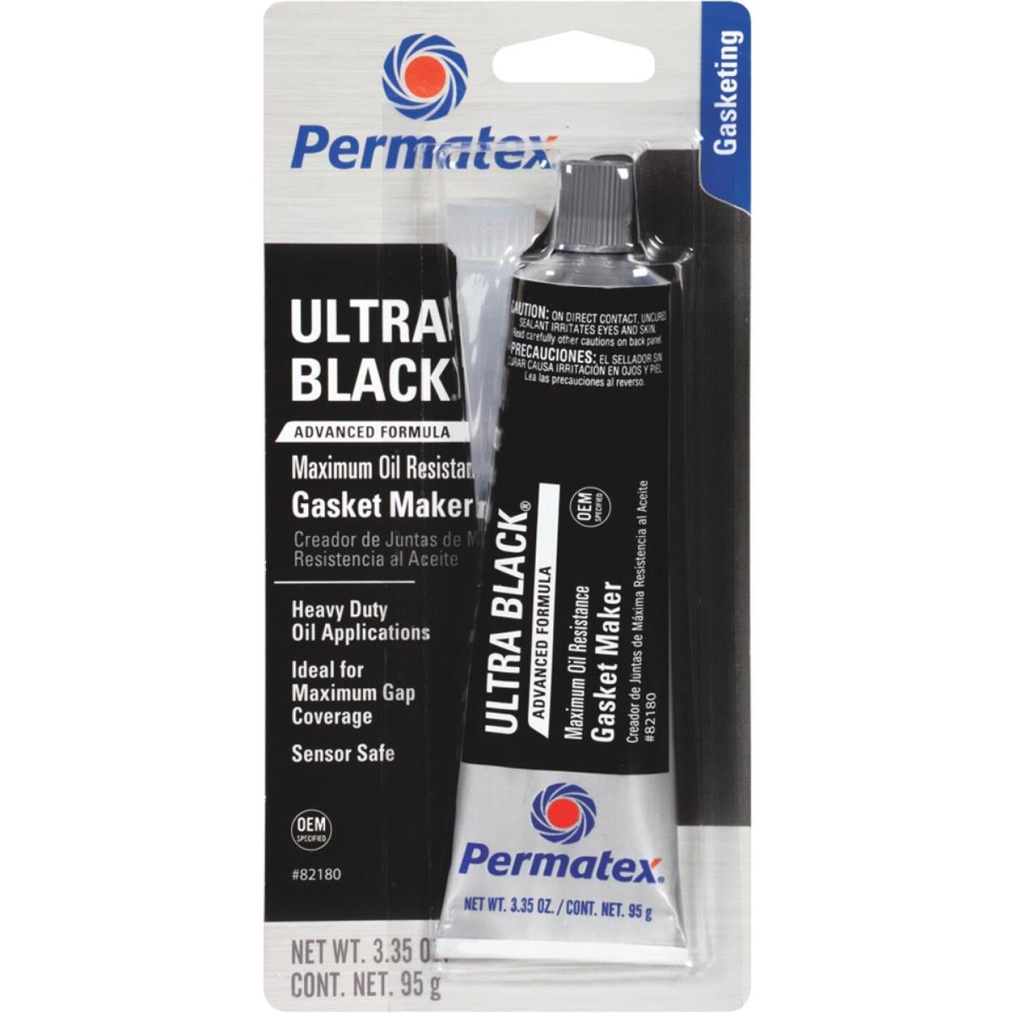 Permatex, Permatex 3.35 Oz. Ultra schwarzer Silikon-Dichtungsmacher