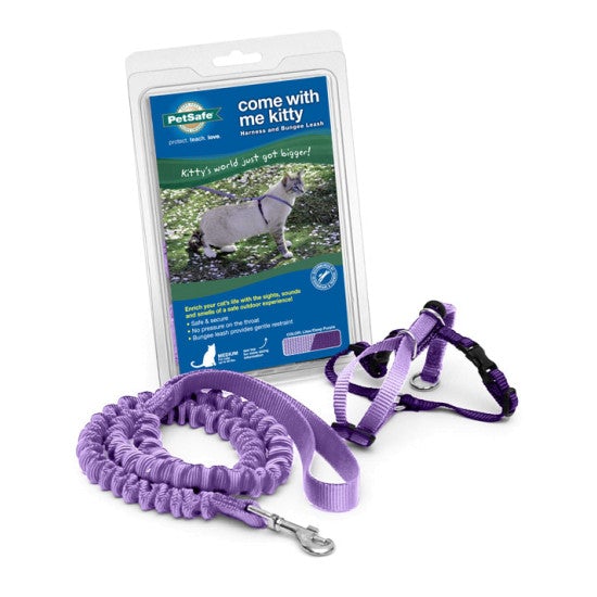 PetSafe, PetSafe Come With Me Kitty™ Katzengeschirr & Bungee-Leine - Flieder