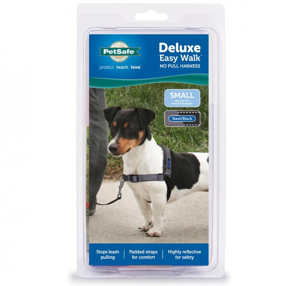 PetSafe, PetSafe Deluxe Easy Walk Stahl Grau & Schwarz Hundegeschirr