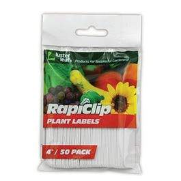 Rapiclip, Pflanzen-Etiketten, 4-Zoll, 50-Pk.