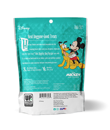 Phelps Haustierprodukte, Phelps Pet Disney Tischabfälle Premium Hundeleckerlis: Hot Diggity Dog-Rezept