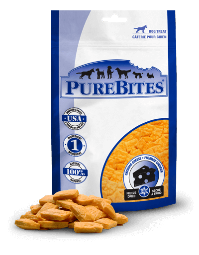 PureBites, PureBites Gefriergetrockneter Cheddar-Käse Hundeleckerli