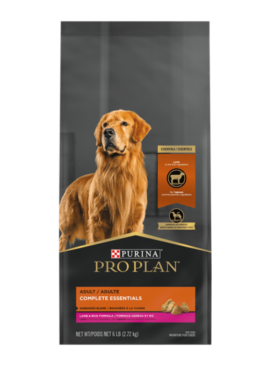 Purina Pro Plan, Purina Pro Plan Adult Complete Essentials Schreddermischung Lamm & Reis 35 lbs.