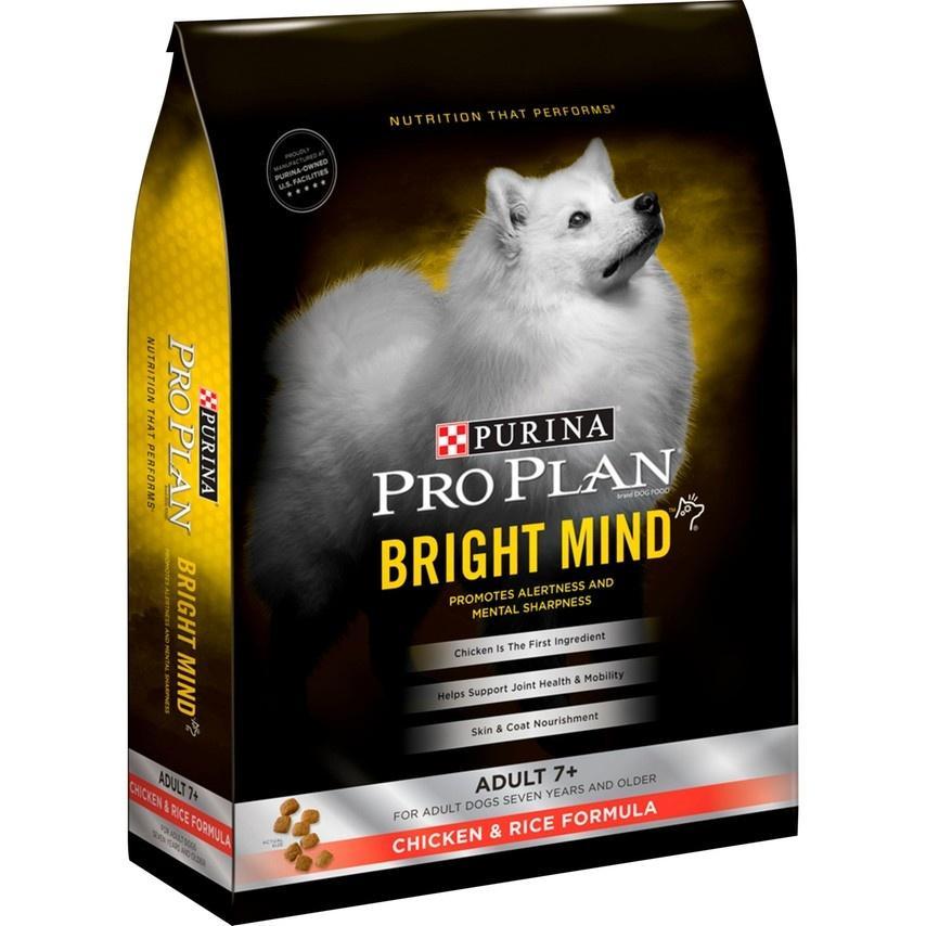 Purina Pro Plan, Purina Pro Plan Bright Mind Adult 7plus Huhn & Reis Formel Trockenfutter für Hunde