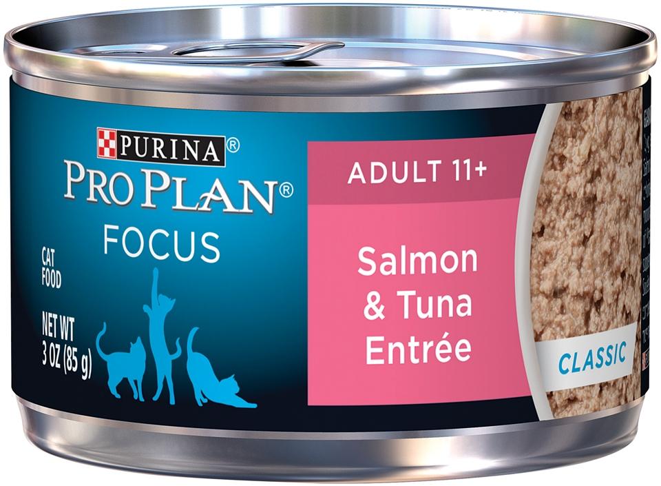 Purina Pro Plan, Purina Pro Plan Focus Senior Cat 11+ Lachs & Thunfisch Entree Katzendosenfutter