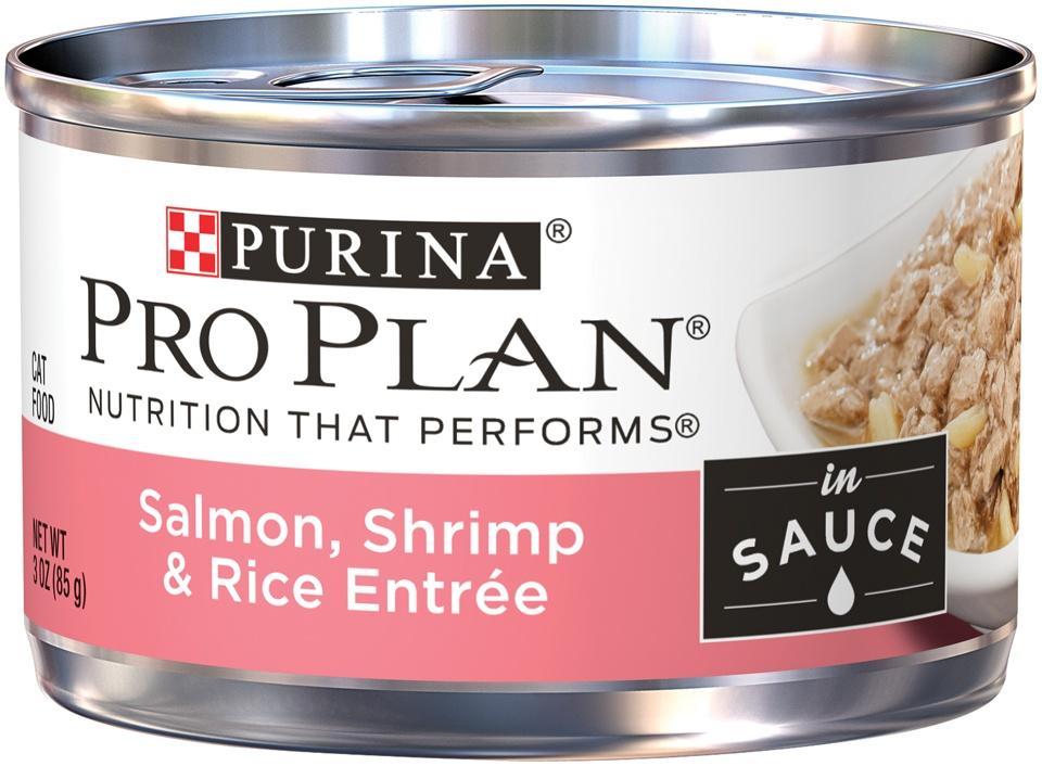 Purina Pro Plan, Purina Pro Plan Savor Adult Lachs, Shrimp & Reis in Sauce Entree Katzendosenfutter