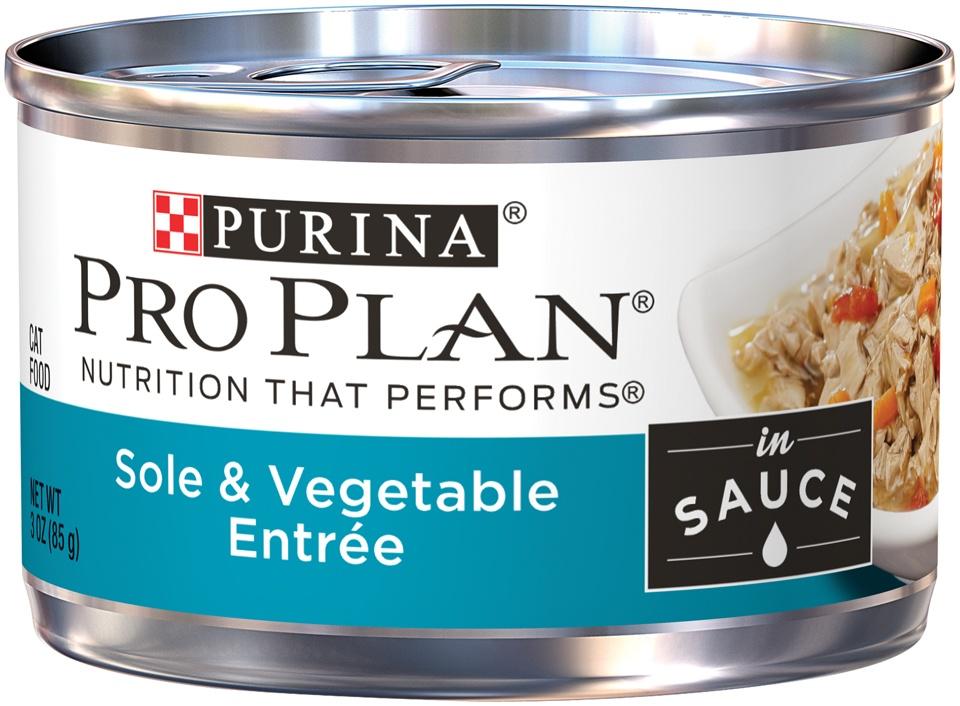 Purina Pro Plan, Purina Pro Plan Savor Adult Seezunge & Gemüse in Sauce Entree Katzendosenfutter