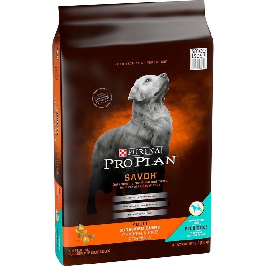 Purina Pro Plan, Purina Pro Plan Savor Adult Shredded Blend Huhn & Reis Formel Trockenfutter für Hunde