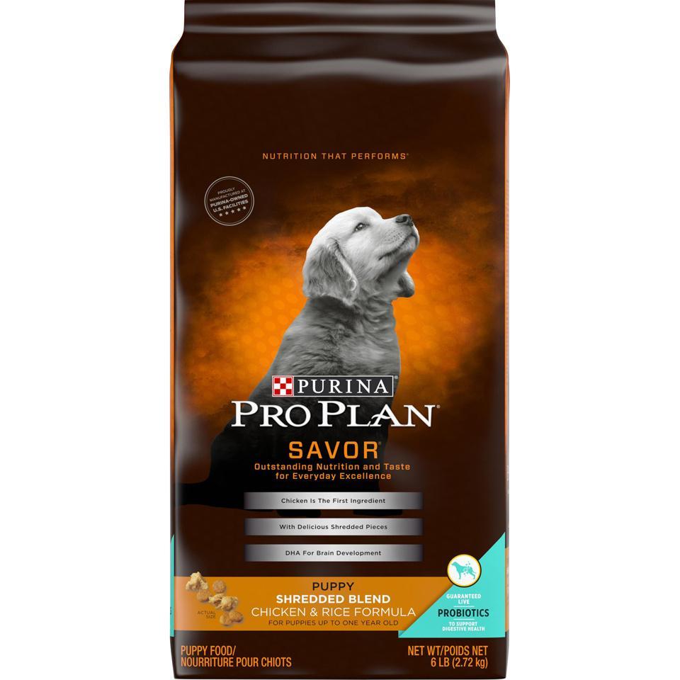 Purina Pro Plan, Purina Pro Plan Savor Shredded Huhn & Reis Formel Welpen Trockenfutter