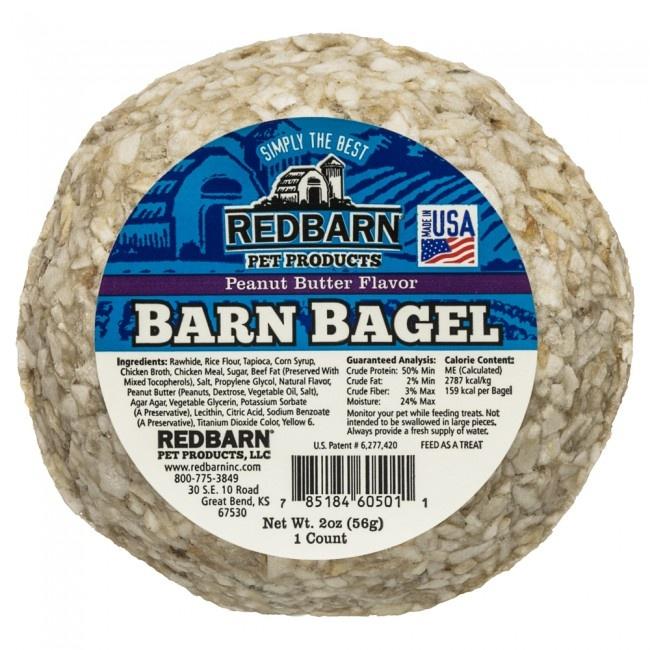 Redbarn, Redbarn Barn Bagels gefüllte Rohhaut Hundeleckerli