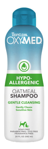 Tropiclean, TropiClean OxyMed Hypoallergenes Shampoo für Haustiere