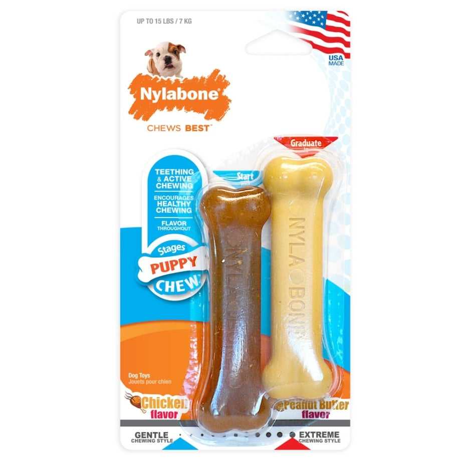 Nylabone, WELPE KAUEN KLASSISCHEN KNOCHEN