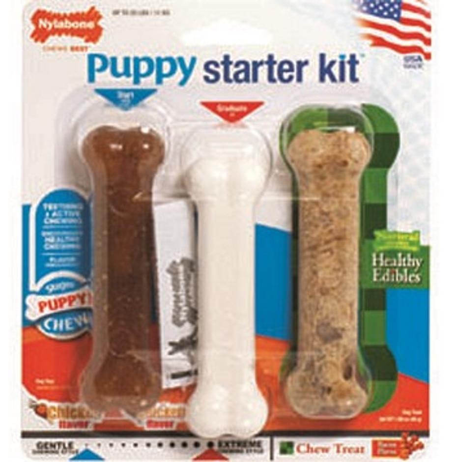 Nylabone, WELPE KAUEN STARTER-KIT VIELFALT PACKUNG